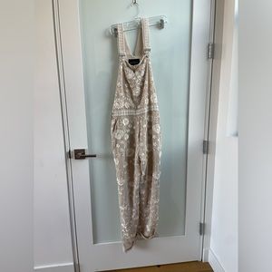 Beaded Pink Jumpsuit overalls